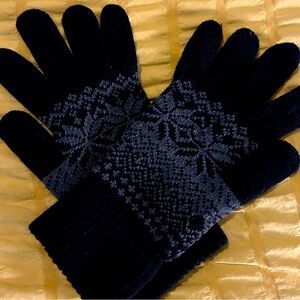 BRAND NEW WITHOUT TAGS Women’s Fairisle Print Gloves